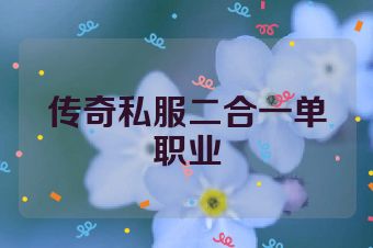 传奇私服二合一单职业