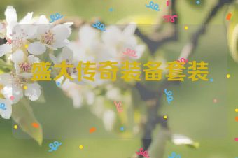 盛大传奇装备套装