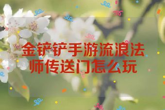 金铲铲手游流浪法师传送门怎么玩