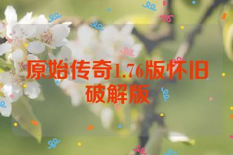 原始传奇1.76版怀旧破解版
