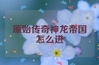 原始传奇神龙帝国怎么进