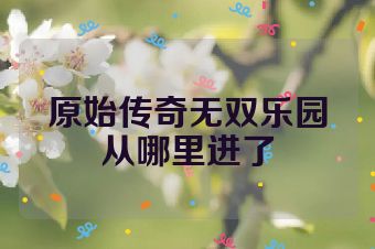 原始传奇无双乐园从哪里进了