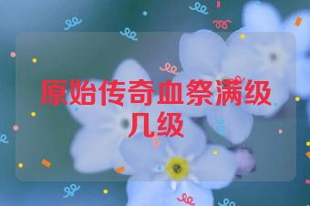 原始传奇血祭满级几级