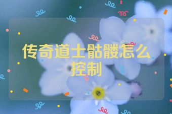 传奇道士骷髅怎么控制