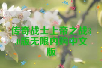 传奇战士上帝之战3.0版无限内购中文版