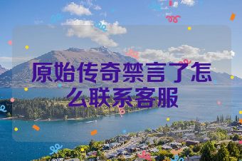 原始传奇禁言了怎么联系客服