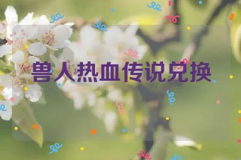 兽人热血传说兑换