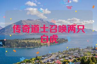 传奇道士召唤两只白虎