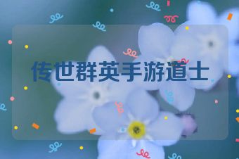 传世群英手游道士