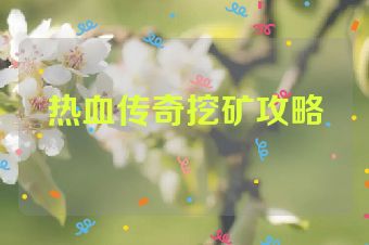 热血传奇挖矿攻略