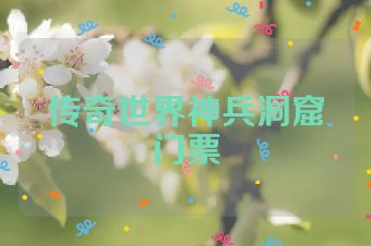 传奇世界神兵洞窟门票