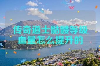 传奇道士骷髅等级血量怎么提升的