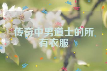 传奇中男道士的所有衣服