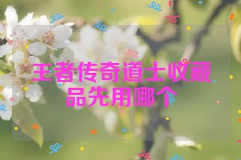 王者传奇道士收藏品先用哪个