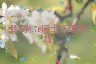 传奇1.76道士练级路线