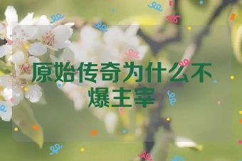 原始传奇为什么不爆主宰