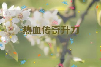热血传奇升刀