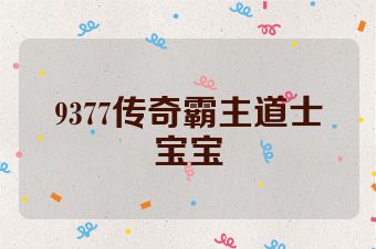 9377传奇霸主道士宝宝