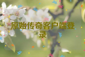 原始传奇客户端登录