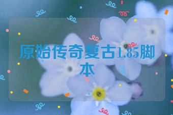 原始传奇复古1.85脚本