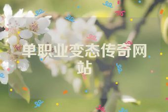 单职业变态传奇网站