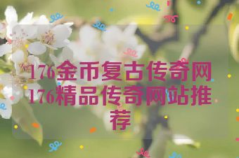 176金币复古传奇网176精品传奇网站推荐