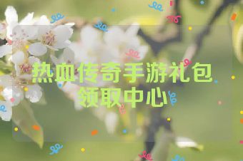 热血传奇手游礼包领取中心