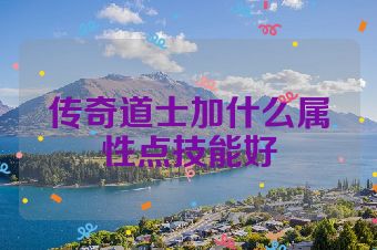 传奇道士加什么属性点技能好