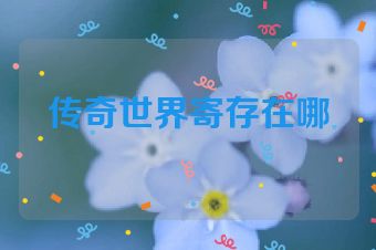 传奇世界寄存在哪