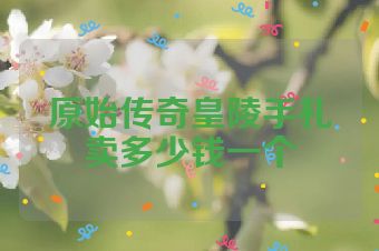 原始传奇皇陵手札卖多少钱一个