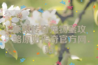 原始传奇宠物蛋攻略原始传奇官方网站