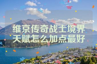 维京传奇战士境界天赋怎么加点最好