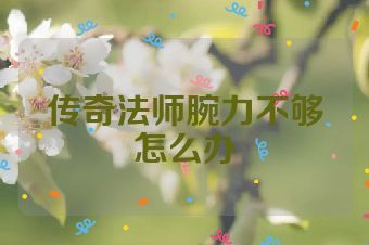 传奇法师腕力不够怎么办