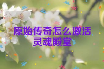 原始传奇怎么激活灵魂殿堂