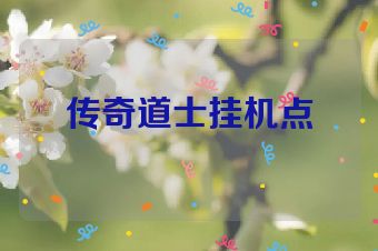 传奇道士挂机点
