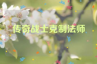 传奇战士克制法师