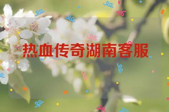 热血传奇湖南客服