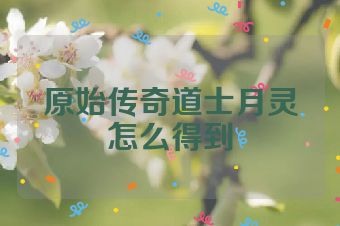 原始传奇道士月灵怎么得到