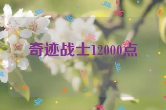 奇迹战士12000点