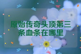 原始传奇头顶第三条血条在哪里