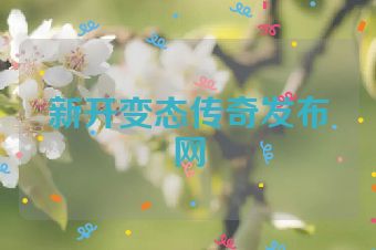 新开变态传奇发布网