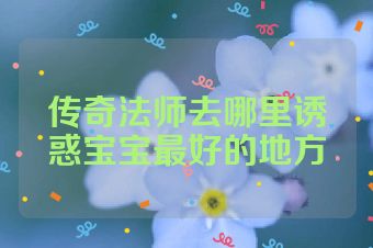 传奇法师去哪里诱惑宝宝最好的地方