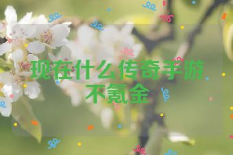 现在什么传奇手游不氪金