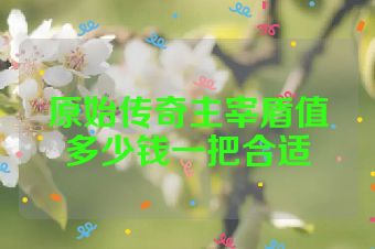 原始传奇主宰盾值多少钱一把合适