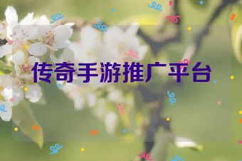 传奇手游推广平台