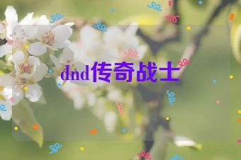 dnd传奇战士