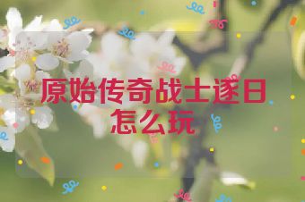 原始传奇战士逐日怎么玩