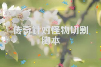 传奇针对怪物切割脚本