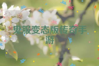 鬼服变态版传奇手游