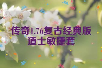 传奇1.76复古经典版道士敏捷套